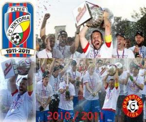 yapboz FC Viktoria Plzen, Çek lig futbol, ​​Gambrinus Liga 2010-2011 şampiyonu